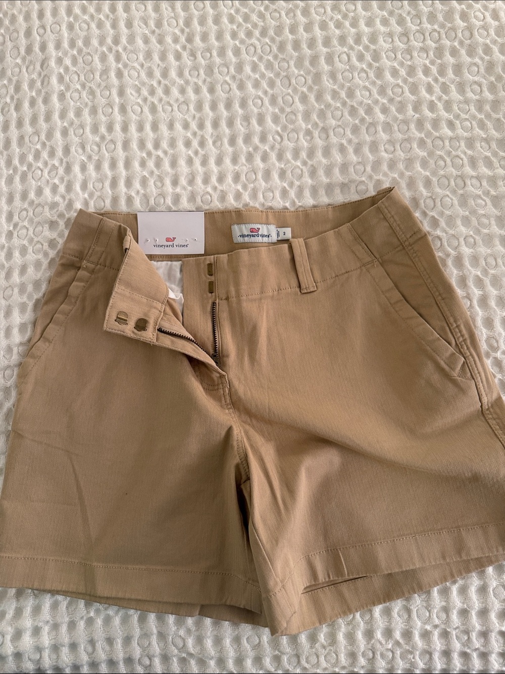 Vineyard Vines Khaki/Tan Women's Bermuda Shorts
